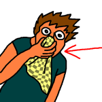blow one's nose