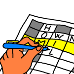 !doing crosswords