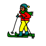 skiing